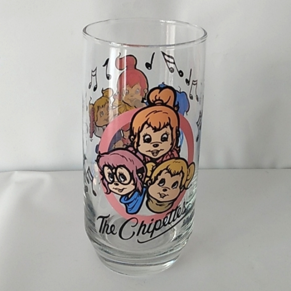 1985 Chipettes glass Libbey